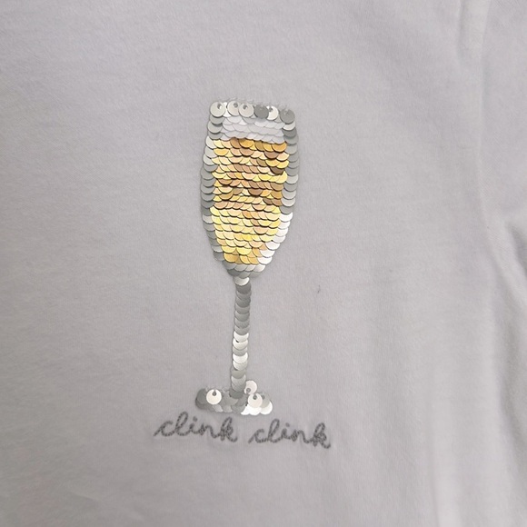 Abercrombie “Clink Clink” Sequin Tee - Picture 5 of 6